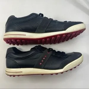 ECCO Mens Street Premiere Spikeless Golf Shoes black leather size 42 US 8-8.5 ECCO Golf Men main image 4